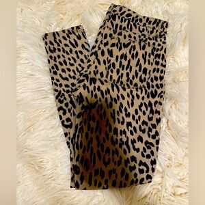Joes Jeans Leopard Charlie High Rise Skinny ankle Size 26